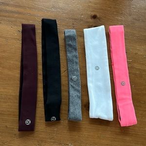 Lululemon headbands. Some never worn. Total of 5.
